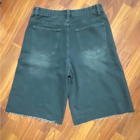 Black Rhinestone Jorts - Picture 5 of 5